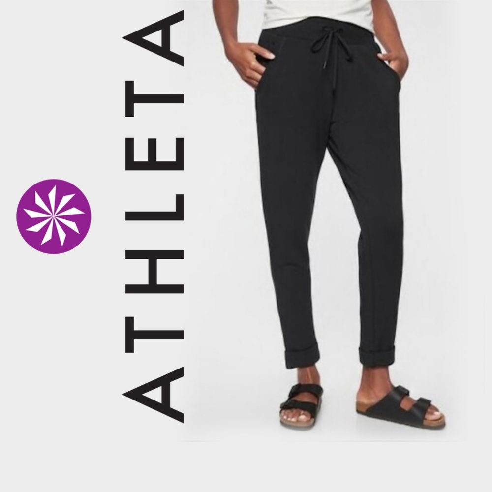EUC, Athleta Grey Jogger Pockets Pants 6